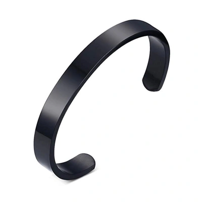 Stephen Oliver Black Plated Cuff Bangle