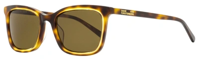 Diane Von Furstenberg Women's Kathryn Sunglasses Dvf682s 240 Tortoise 52mm In Yellow