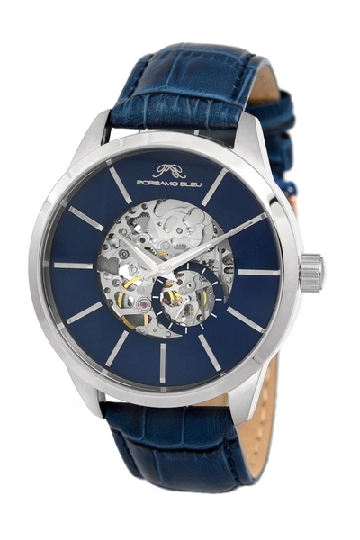 Porsamo Bleu Cassius Men's Automatic Watch, 802acal In Blue