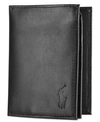 Polo Ralph Lauren Men's Wallet, Burnished Billfold Wallet With Window In Black