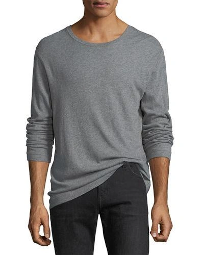 Vince Cotton-cashmere Long-sleeve T-shirt
