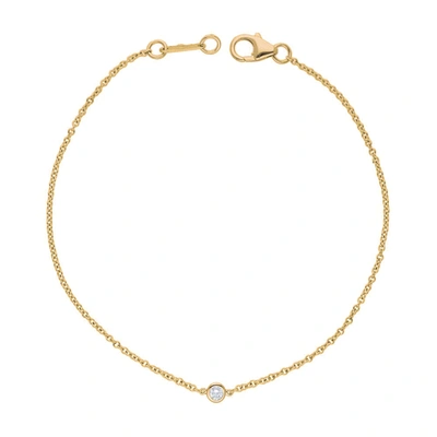 Diana M. 14k Rose Gold 0.20cts. Diamond Bracelet In White