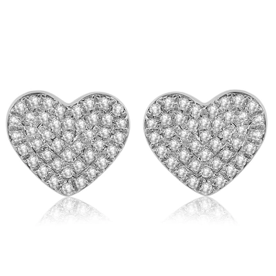 Diana M. Diamond Earrings In Silver