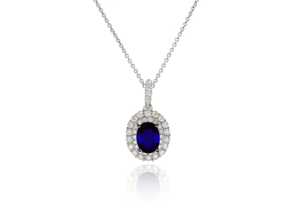 Diana M. Diamond Necklace In Silver