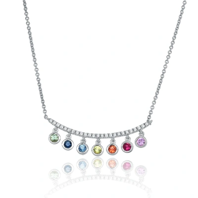 Diana M. Diamond Necklace In White