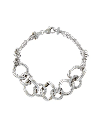 Diana M. Diamond Bracelet In Silver