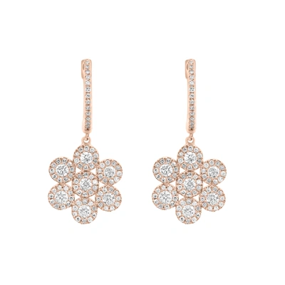 Diana M. Diamond Earrings In Gold