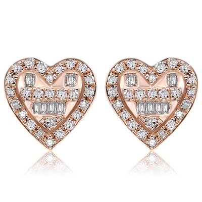 Diana M. Diamond Earrings In Silver