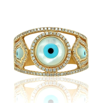 Diana M. Diamond Necklace In Gold