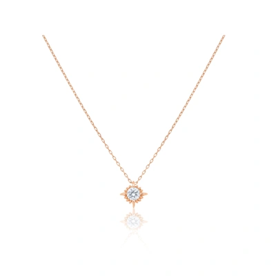 Diana M. Diamond Necklace In White
