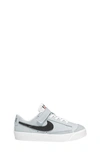 Nike Kids' Blazer Low '77 Low Top Sneaker In Pure Platinum/ Black/ White
