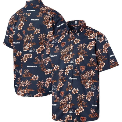 Reyn Spooner Navy Chicago Bears Kekai Button-up Shirt