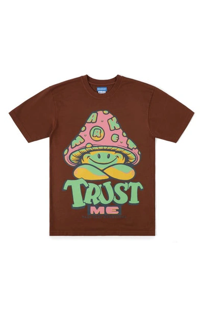 Market Smiley Guide Cotton Graphic Tee In Acorn