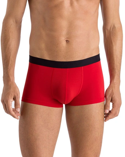 Hanro Micro Touch Boxer Briefs In Elephant Gray