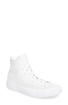 Converse Chuck Taylor All Star Seasonal Hi Sneaker In White Leather