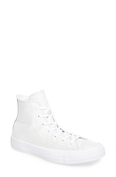 Converse Chuck Taylor All Star Seasonal Hi Sneaker In White Leather