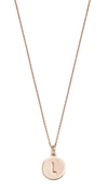 Kate Spade Initial Pendant Necklace In L