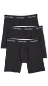 Calvin Klein Underwear Body 3-pack Stretch Modal Boxer Briefs In Black