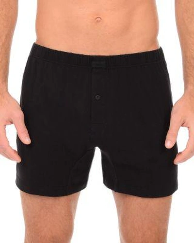 2(x)ist Pima Knit Boxers In Black