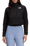 The North Face Denali Cropped Cosmo Jacket In Black
