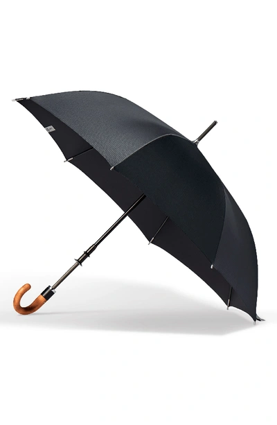 Shedrain Stratus Auto Open Stick Umbrella In Black