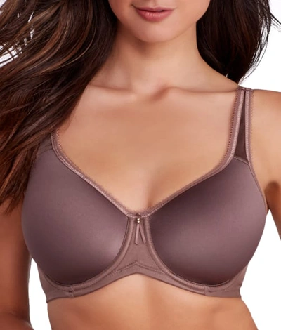 Wacoal Basic Beauty Full-figure Spacer Underwire T-shirt Bra In Deep Taupe