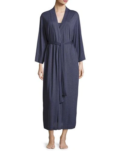 Natori Shangri La Robe In Heather Grey