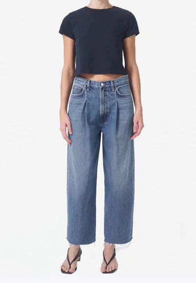 Agolde Dagna High-rise Baggy Jeans In Blue