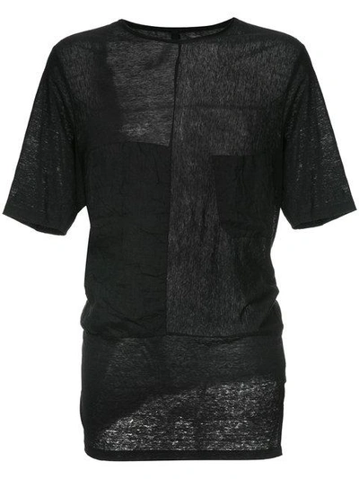 Forme D'expression Patch T-shirt - Black