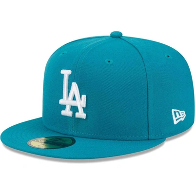 New Era Turquoise Los Angeles Dodgers 59fifty Fitted Hat