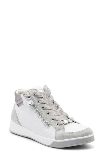 Ara Rei Trainer In White Leather