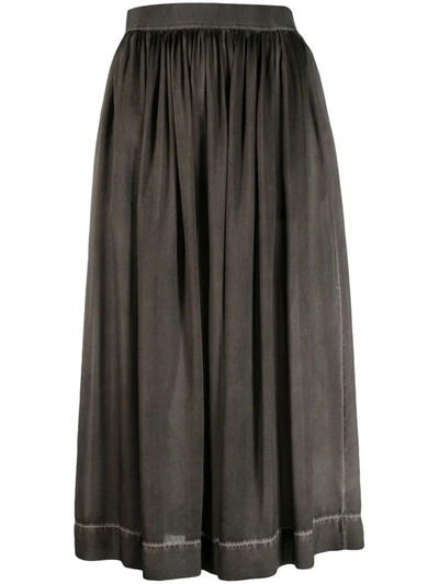 Uma Wang Gillian Skirt In Grey