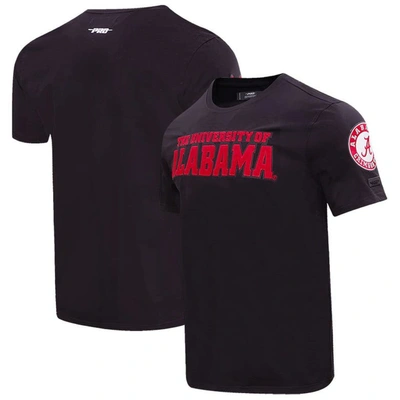 Pro Standard Black Alabama Crimson Tide Classic T-shirt
