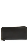 Comme Des Garçons Classic Leather Zip Around Wallet In Black