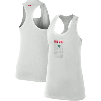 Nike Gray Ohio State Buckeyes Game Time Tank Top