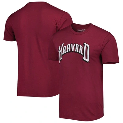Homefield Crimson Harvard Crimson Drop Shadow T-shirt