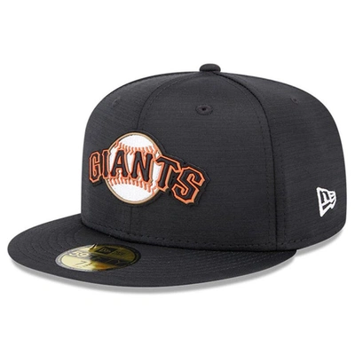 New Era Black San Francisco Giants 2023 Clubhouse 59fifty Fitted Hat