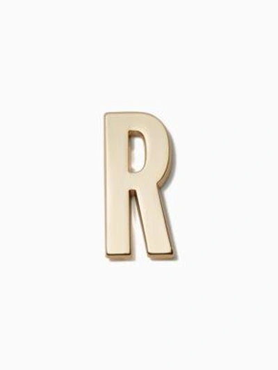 Kate Spade Ashe Place Initial 'r' Sticker In Gold