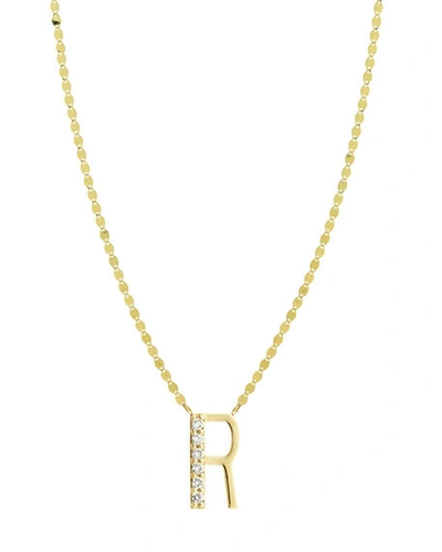 Lana Get Personal Initial Pendant Necklace With Diamonds In R
