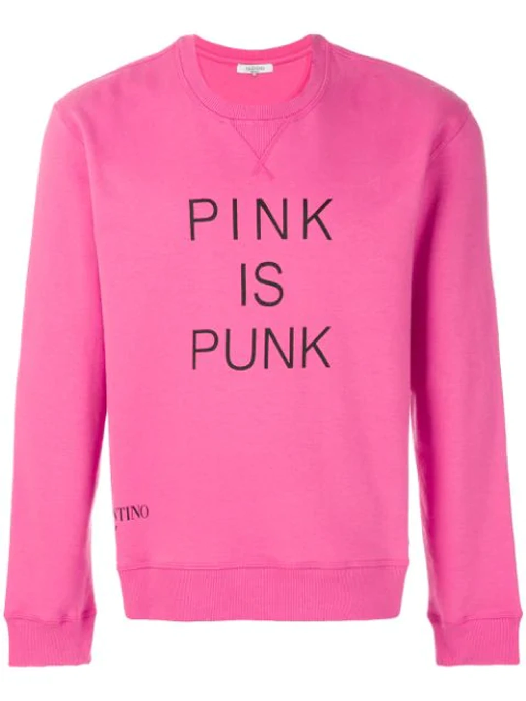 Valentino Pink Is Punk Cotton Sweatshirt | ModeSens