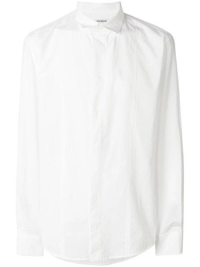 Dirk Bikkembergs Textured Classic Shirt - White