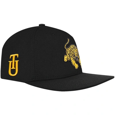Pro Standard Black Tuskegee Golden Tigers Arch Over Logo Evergreen Snapback Hat