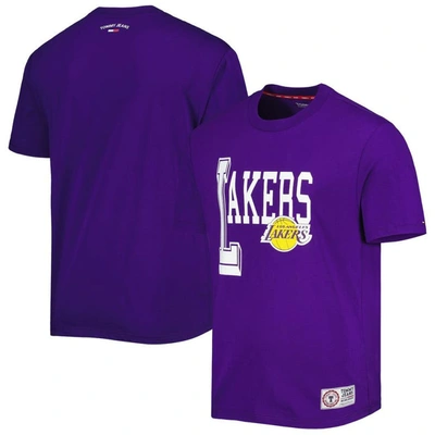 Tommy Jeans Purple Los Angeles Lakers Mel Varsity T-shirt