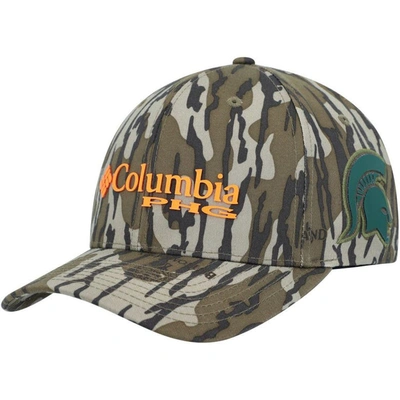 Columbia Mossy Oak Camo Michigan State Spartans Bottomland Flex Hat