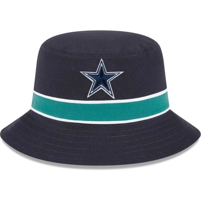New Era Navy Dallas Cowboys Reversible Bucket Hat