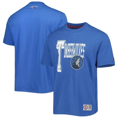 Tommy Jeans Blue Minnesota Timberwolves Mel Varsity T-shirt