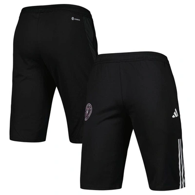 Adidas Originals Adidas Black Inter Miami Cf 2023 On-field Training Aeroready Half Pants