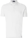 Drumohr Short Sleeved Polo Shirt In Neutrals