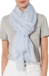 Vince Lightweight Cashmere Scarf In Sky