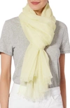 Vince Lightweight Cashmere Scarf In Pomelo